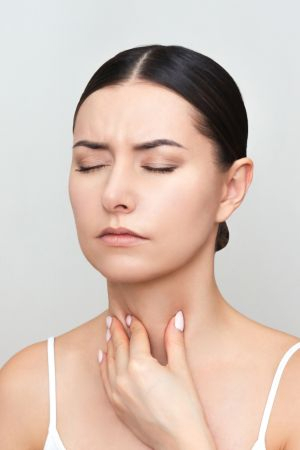 Persistent hoarseness or voice changes